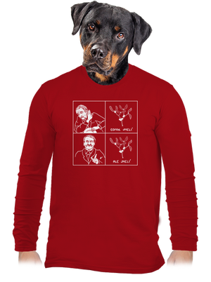 Cimrman: Copak jmelí pánské dlouhý rukáv Red