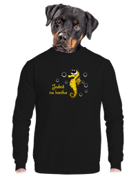 unisex mikina bez kapuce