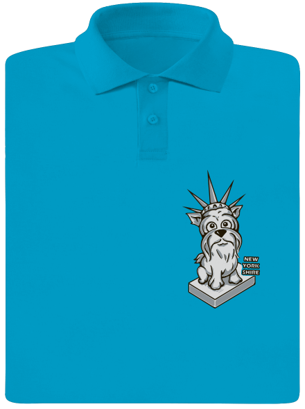 New Yorkshire pánská polokošile Blue Atol