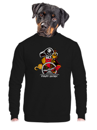 unisex mikina bez kapuce