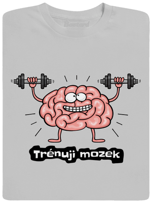 Trénuji mozek pánské tričko Pacific Grey