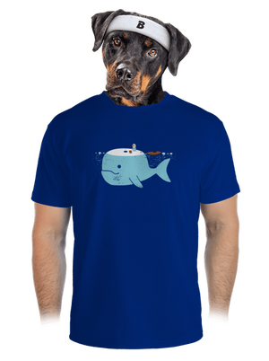 Rybaření  pánské sportovní tričko Royal Blue Mal