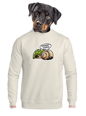 unisex mikina bez kapuce