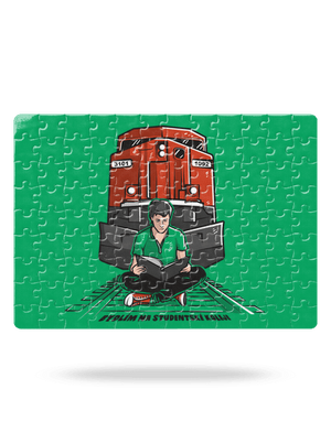 Studentská kolej puzzle White