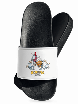 Rodina je základ pantofle White