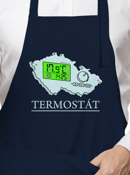 Termostát zástěra Navy