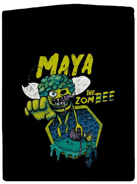 Zombee Mája dámská mikina na zip Black