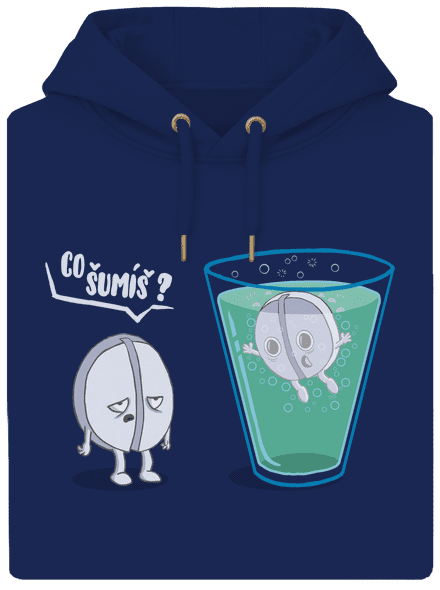 Co šumíš unisex mikina premium Navy