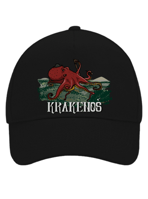 Krakenoš kšiltovka baseballka Black