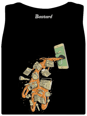 Digitální kocovina dámské tílko klasické Black