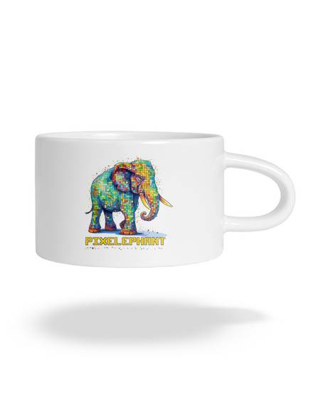 Pixelephant hrnek makronka White