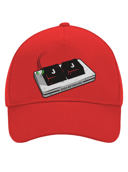 Klávesnice 2020 kšiltovka baseballka Classic Red