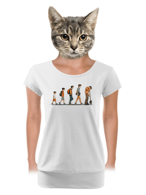 dámské tričko s lemem