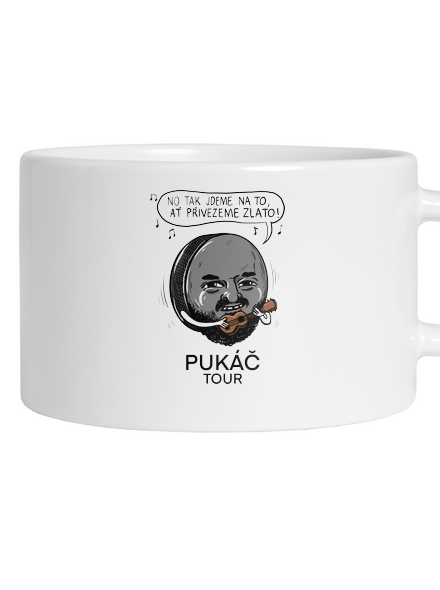 Pukáč tour hrnek makronka White