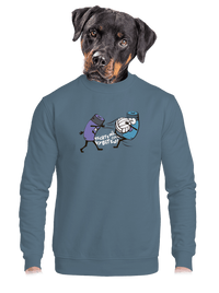 unisex mikina bez kapuce