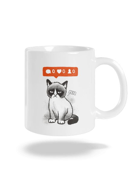 Grumpy klasický hrnek White