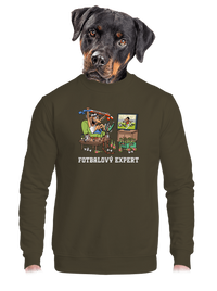 unisex mikina bez kapuce