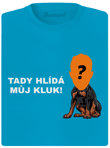 Tady hlídám já dámské sportovní tričko Blue Atol