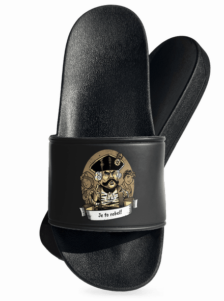 B14: S čerty nejsou žerty pantofle Black