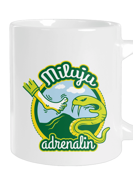 Miluju adrenalin velký hrnek White