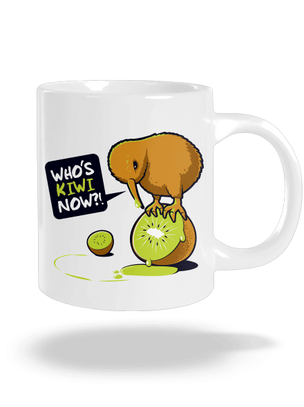 Kiwi velký hrnek White