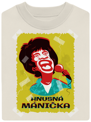 Mánička unisex mikina bez kapuce Off White