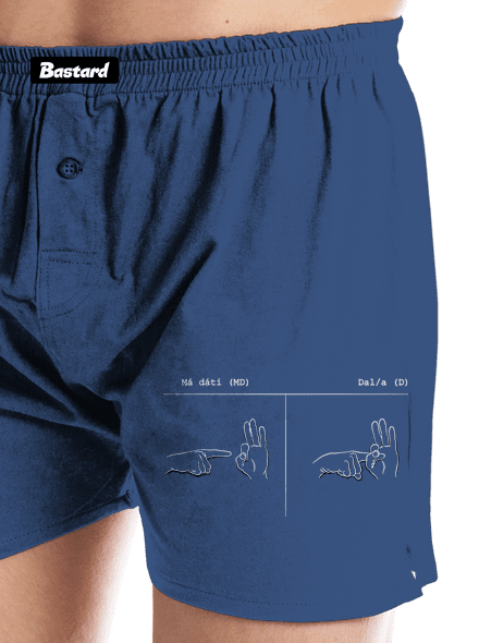 Má dáti dal pánské trenky Blue