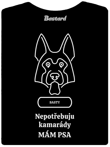 Nemůžu, mám psa dámské tričko premium Black