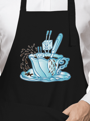 Cukroholik zástěra Black