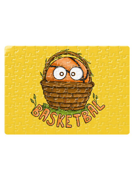Basketbal puzzle White