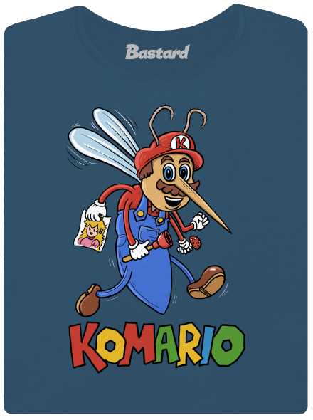 Komario dámské tričko premium Petrol Blue