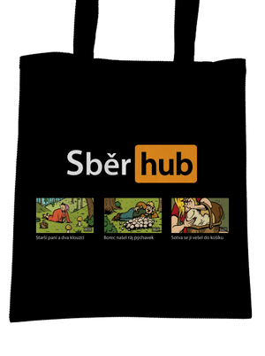 Sběr hub taška Black