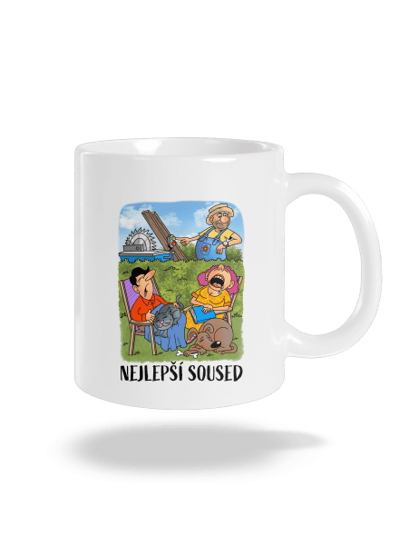 Nejlepší soused klasický hrnek White