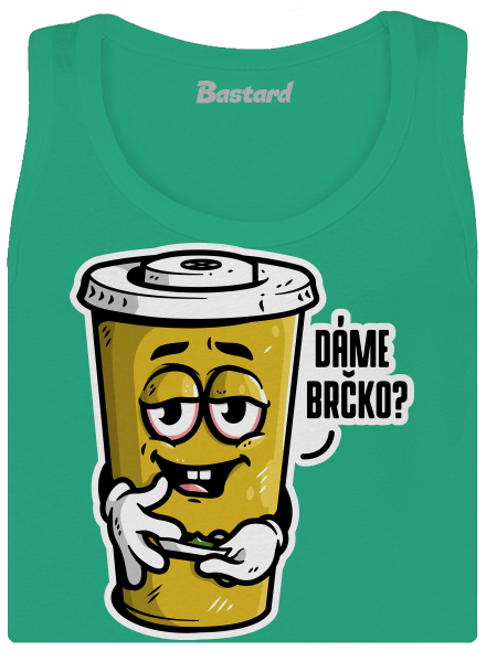 Dáme brčko? dámské tílko klasické Mint Mal