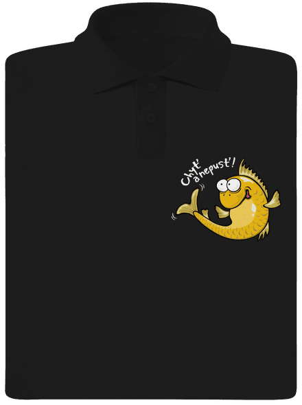 Zlaté rybky pánská polokošile Black