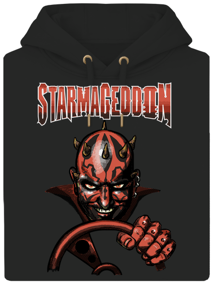Starmageddon unisex mikina premium Dark Black