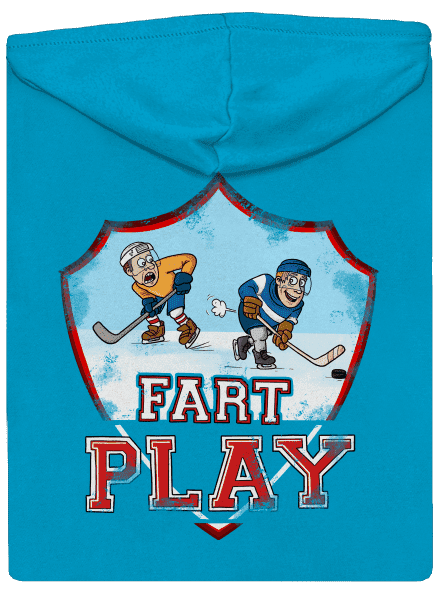 Fart Play dámská mikina na zip Blue Atol