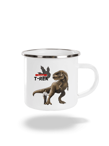 Komisař T-Rex plecháček White