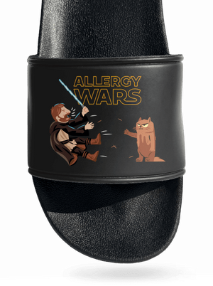 Allergy Wars pantofle Black