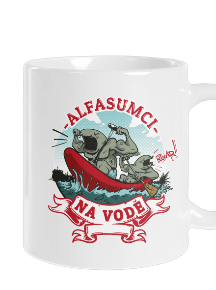 Alfasumci na vodě klasický hrnek White