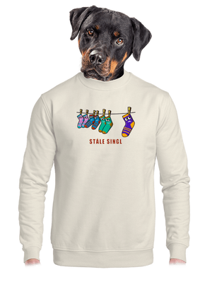 unisex mikina bez kapuce