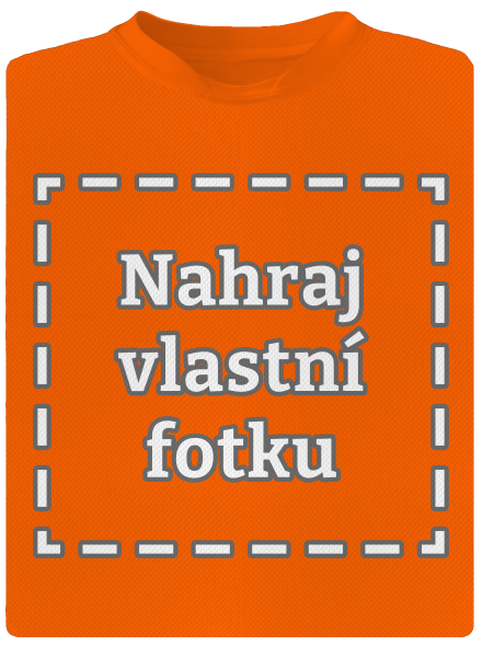 Vlastní potisk pánské sportovní tričko Neon Orange