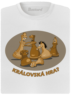 Královská hra dámské sportovní tričko White