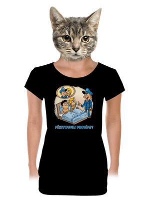 dámské tričko s lemem