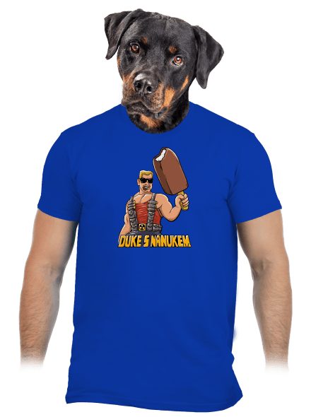 Duke s nanukem pánské tričko Royal Blue