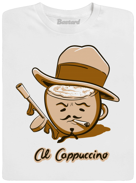 Al Cappuccino pánské tričko White