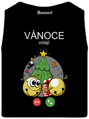 Vánoce volají pánské tílko Black