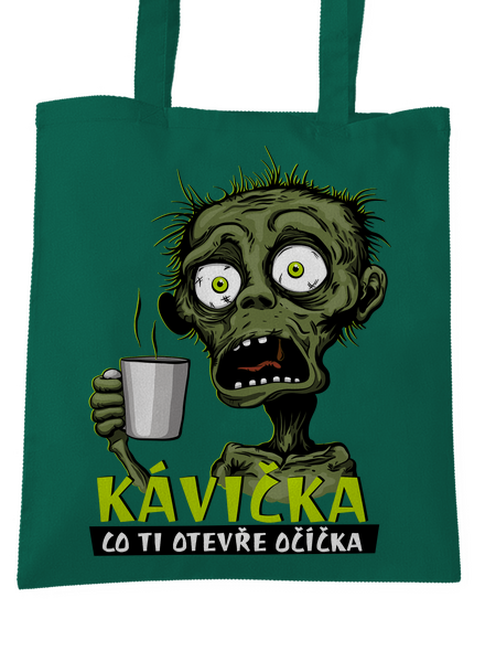 Zombie kávička taška Bottle Green WM