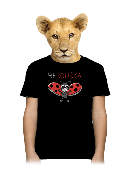 Berouška dětské tričko Black