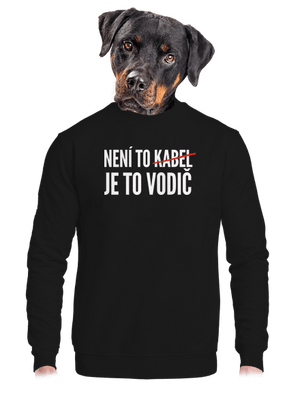 unisex mikina bez kapuce